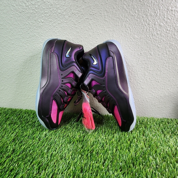 Nike KD 18 Eggplant Vivid Purple Black Basketball IM5843-500 Men's 8 New - Picture 4 of 10